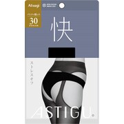 アスティーグ 快 30デニール タイツ L-LL ブラック AP1303