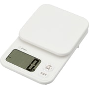 キッチンスケール デジタルスケール エクレ 3kg ホワイト KS-839WT