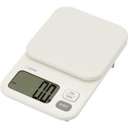 キッチンスケール デジタルスケール エクレ 2kg ホワイト KS-740WT