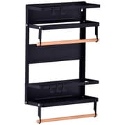 Marche マグネット キッチンペーパー＆タオルホルダー （大）【ブラック】 ONKS0140KIBLK