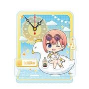 五等分の花嫁∽ ぷちちょこ ミニアクリル置時計 バカンス Ver. 中野一花 [キャラクターグッズ]