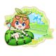 五等分の花嫁∽ ぷちちょこ ステッカー バカンス Ver. 中野四葉 [キャラクターグッズ]