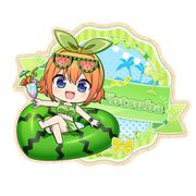 五等分の花嫁∽ ぷちちょこ ステッカー バカンス Ver. 中野四葉 [キャラクターグッズ]