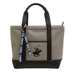 PUトートバッグ L BH2008N GR/BK/BK BEVERLY HILLS POLO CLUB
