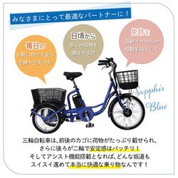 ヨドバシ.com - ミムゴ ロータイプ電動アシスト三輪自転車 E