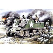 UU72451 1/72 米・M7自走砲・9.75インチ迫撃砲搭載型 [組立式プラスチックモデル]