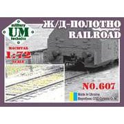 UU72607 1/72 ロシア軌道鉄道レール [組立式プラスチックモデル]
