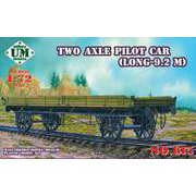UU72615 1/72 露・2軸ロング9.2m無蓋車 [組立式プラスチックモデル]