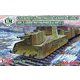 UU72649 1/72 露・試作型自走装甲列車76mm野砲塔2基 [組立式プラスチックモデル]