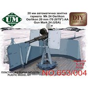 UU72653-04 1/72 米・エリコン20mmMk.24連装機関砲 [組立式プラスチックモデル]