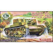 UU72689 1/72 露・AT-1 76.2mm自走砲（T-26ベース）・ポリキャタ [組立式プラスチックモデル]