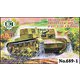 UU72689-1 1/72 露・AT-1 76.2mm自走砲（T-26ベース）・連結式プラキャタ [組立式プラスチックモデル]