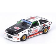 IN64-AE86-TRACKERZ 1/64 トヨタ カローラ AE86 レビン TRACKERS RACING [ダイキャストミニカー]