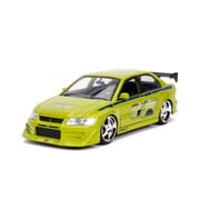 JADA99788 1/24 F＆F ミツビシ ランサー Evo VII グリーン/グラフィックス ブライアン [ダイキャストミニカー]