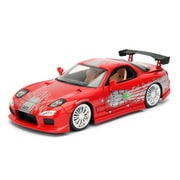 JADA98338 1/24 F＆F マツダ RX-7 レッド/グラフィックス ドミニク [ダイキャストミニカー]