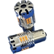 LSL-960 [【車検対応】JB 激光 LEDウインカーバルブ アンバー BA15s S25 12/24V共通 2個入 抵抗器付]