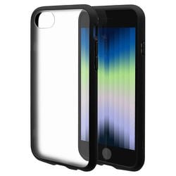 7800I247HABKFWH [iPhone SE（第3世代）/SE（第2世代）/8/7/6s用 ケース カバー ハイブリッド RHINO ライノ 耐衝撃吸収 MIL規格 マット加工 指紋防止 ブラック×フロストホワイト]