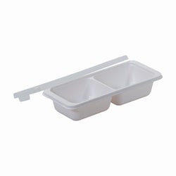 冷凍 冷蔵 トレー 容器 つくりおき 作り置き おかずカップ 角中・小判中×2ブロック 2個組 お弁当 おかず 離乳食 日本製 食洗機対応 電子レンジ対応 HC-128