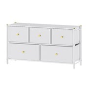 N-7108 [収納 ラック チェスト ロータイプ W100 幅100.7×奥行32×高さ57.3cm エレガント ホワイト GOLDVEL]