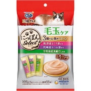 三ツ星グルメおやつ にっぽんSelect とろリッチ毛玉ケア 3種のアソート まぐろ節&かつお節&真鯛だし 108g