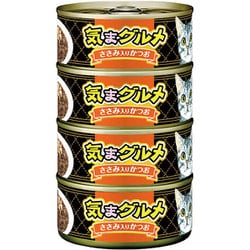 気まグルメ4P ささみ入りかつお [猫用 ウェットフード 620g（155g×4缶） 一般食]