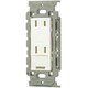 アースターミナル付コンセント ダブル 絶縁枠 1個入 JEC-BN-55EV-PW