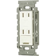 JEC-BN-55EV-PW [アースターミナル付コンセント ダブル 絶縁枠 1個入]