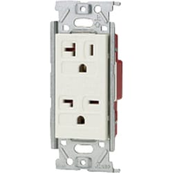 JLB-ITGLIG-PW [100/200V併用接地コンセント 単相3線式分岐配線用 20A型 金属枠 1個入]