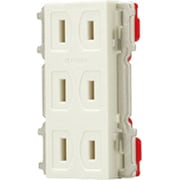 JEC-BN-555K-PW [コンセント トリプル カセットタイプ 1個入]