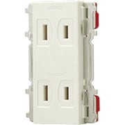JEC-BN-55K-PW [コンセント ダブル カセットタイプ 1個入]