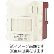 JEC-BN-PAS1-SV [J・ワイドスリムシリーズ 壁用埋込感熱センサスイッチ 4線式 明るさセンサ付 シルバー色 1個入]