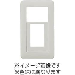NWC-5-MBK [J・ワイドスリムシリーズ 1連用 スイッチ+コンセントプレート スイッチ（トリプル）+2コ穴 ラウンドデザイン メタリックブラック色 1個入]