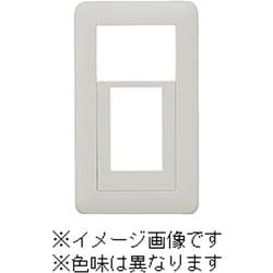 NWC-5-MGY [J・ワイドスリムシリーズ 1連用 スイッチ+コンセントプレート スイッチ（トリプル）+2コ穴 ラウンドデザイン メタリックグレー色 1個入]