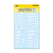 LGM01-WH LGMデカール1 ホワイト 1枚入 [プラモデル用パーツ]