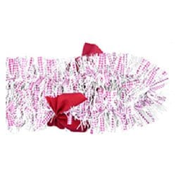 0146437 クリスマス ティンセルチェック リボン付き 2.7m [クリスマス用品]