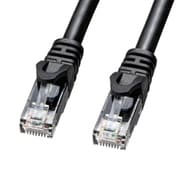 LANケーブル 屋外用 10m CAT6A ブラック 爪折れ防止 防水 耐水性 IP68 耐候性 PoE対応 より線 UTP ストレート結線 RJ45 KB-T6AWP-10BK