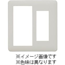 NWP-S3-MGY [J・ワイドスリムシリーズ スイッチ+コンセントプレート スイッチ+3コ穴 ラウンドデザイン メタリックグレー色 1個入]