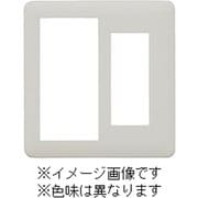 NWP-S3-SV [J・ワイドスリムシリーズ スイッチ+コンセントプレート スイッチ+3コ穴 ラウンドデザイン シルバー色 1個入]