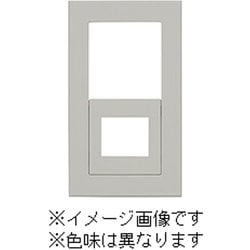 QWC-4-DBM [J・ワイドスリムシリーズ スイッチ+コンセントプレート スイッチ+1コ穴 スクエアデザイン ダークブラウンメタリック色 1個入]