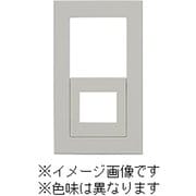 QWC-4-DBM [J・ワイドスリムシリーズ スイッチ+コンセントプレート スイッチ+1コ穴 スクエアデザイン ダークブラウンメタリック色 1個入]