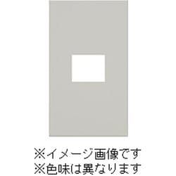 QWD-1-MBK [J・ワイドスリムシリーズ コンセントプレート 1連用 1コ穴 スクエアデザイン メタリックブラック色 1個入]
