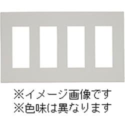QWD-3333-MBK [J・ワイドスリムシリーズ コンセントプレート 4連用 3+3+3+3コ穴 スクエアデザイン メタリックブラック色 1個入]