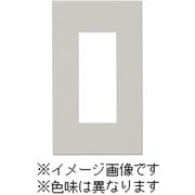 QWD-3-MGY [J・ワイドスリムシリーズ コンセントプレート 1連用 3コ穴 スクエアデザイン メタリックグレー色 1個入]