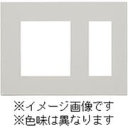 QWD-NT3-MBK [J・ワイドスリムシリーズ 保安用プレート SNL-3用 保安灯+コンセント用 3コ穴 スクエアデザイン ダメタリックブラック色 1個入]