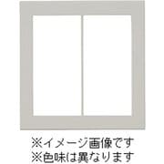 QWP-2-SV [J・ワイドスリムシリーズ スイッチプレート 2連用 スクエアデザイン シルバー色 1個入]