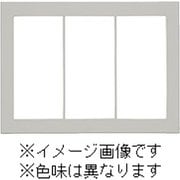 QWP-3-MGY [J・ワイドスリムシリーズ スイッチプレート 3連用 スクエアデザイン メタリックグレー色 1個入]
