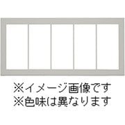 QWP-5-MBK [J・ワイドスリムシリーズ スイッチプレート 5連用 スクエアデザイン メタリックブラック色 1個入]