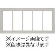 QWP-5-MGY [J・ワイドスリムシリーズ スイッチプレート 5連用 スクエアデザイン メタリックグレー色 1個入]