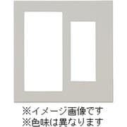 QWP-S3-MBK [J・ワイドスリムシリーズ スイッチ+コンセントプレート スイッチ+3コ穴 スクエアデザイン メタリックブラック色 1個入]