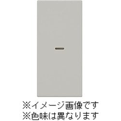 WJN-GS-MBK [J・ワイドスリムシリーズ 操作板 マークなし 表示灯付 シングル メタリックブラック色 1個入]